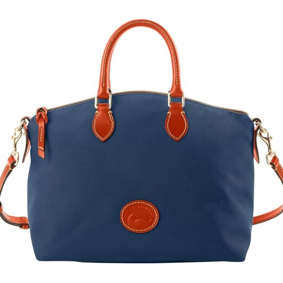 Dooney & Bourke Handbags - Dooney & Bourke Nylon Satchel - Navy